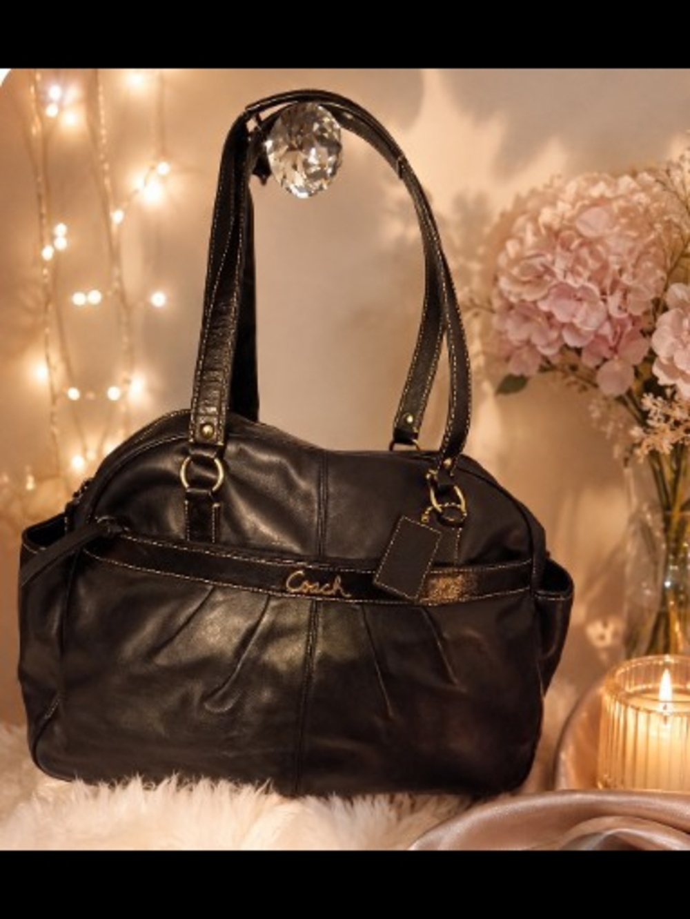 Coach Addison Leather Diaper/Travel or Briefcase Shoulder Bag H1169-F18374